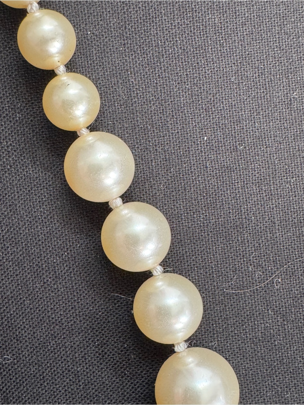 Chanel 100th Anniversary Pearl and Crystal CC Logo Necklace in Ivory and Gold - Picture 7 of 14